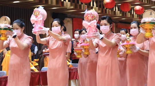 靈鷲山第29屆水陸法會聖山寺啟建 全球連線同步獻供