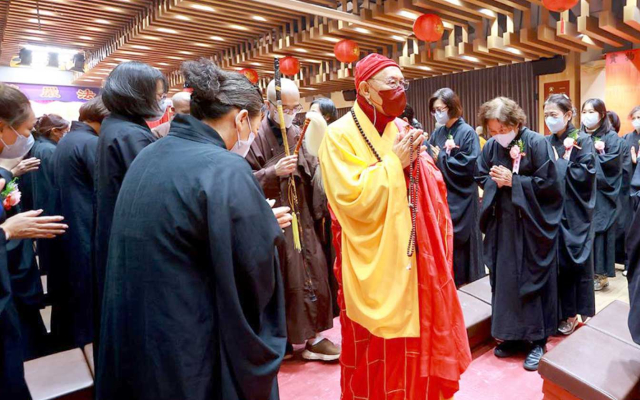 靈鷲山華嚴法會20周年圓滿心道法師期勉生生世世學佛